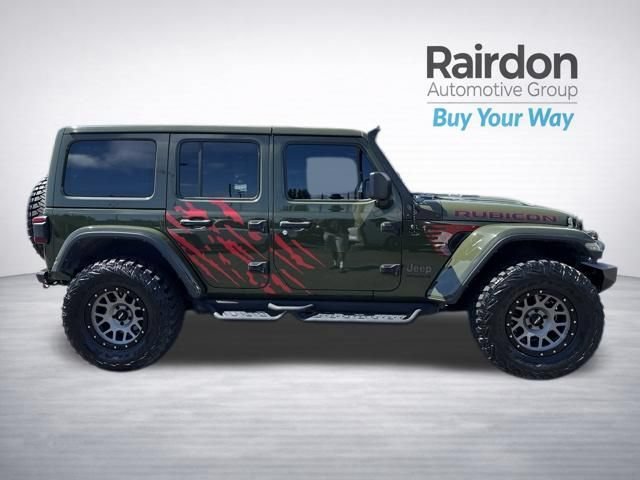 Used 2021 Sarge Green Clearcoat Jeep Unlimited Rubicon image 8
