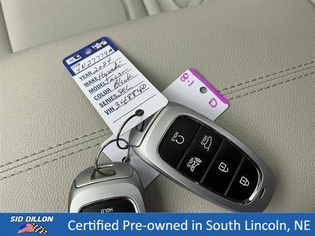 Used 2024 Black Pearl Hyundai SEL image 8