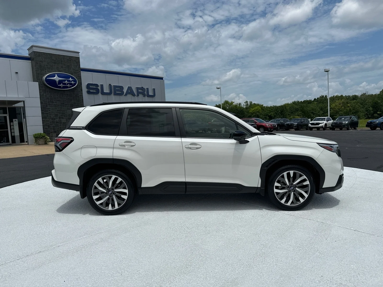 Certified Used 2025 Crystal White Pearl Subaru Touring AWD image 8