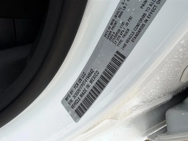 New 2026 Bright White Clear-Coat Exterior Paint RAM Big Horn image 22