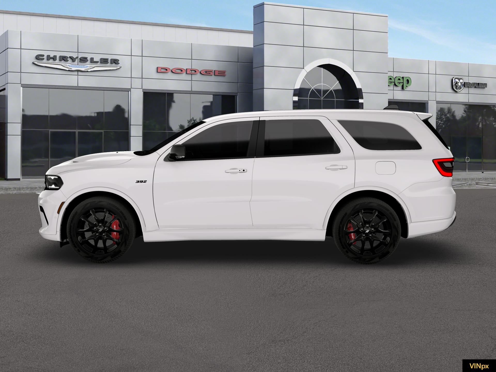 New 2026 White Knuckle Clear-Coat Exterior Paint Dodge R/T 392 AWD image 3