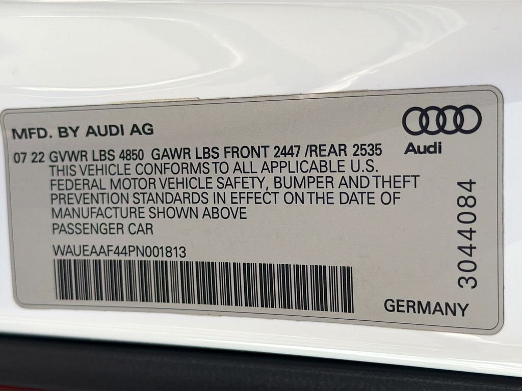 Used 2023 Glacier White Metallic Audi S line Premium Plus image 31