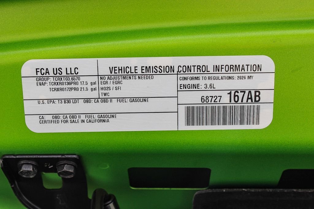 New 2026 Mojito Clearcoat Jeep Rubicon X image 29