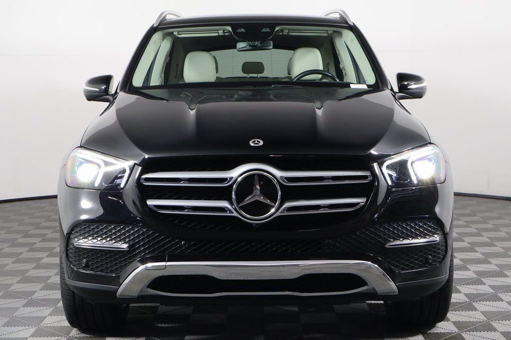 Certified Used 2021 Black Mercedes-Benz GLE 350 image 2