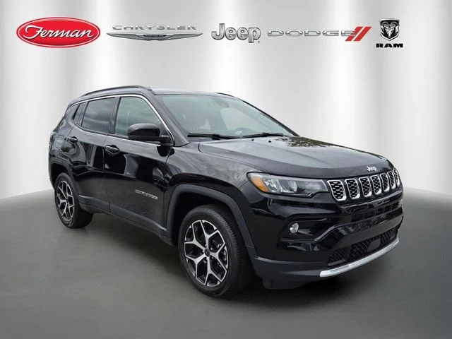 New 2026 Diamond Black Crystal Pearl-Coat Exterior Paint Jeep Limited image 1