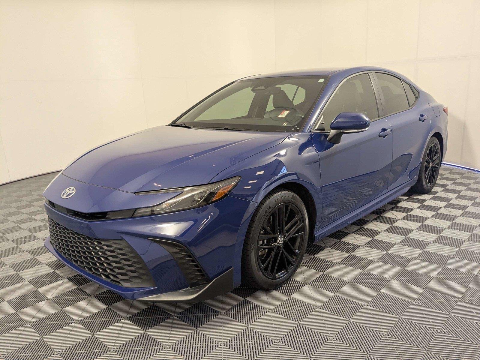 Used 2025 Reservoir Blue Toyota SE image 2