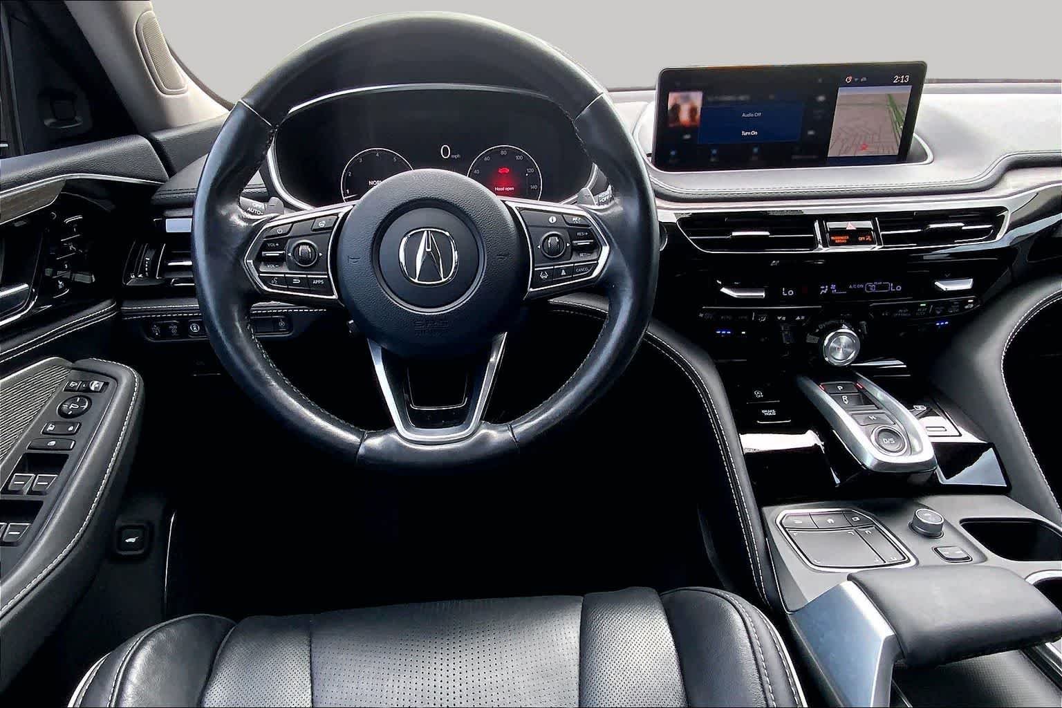 Used 2023 Liquid Carbon Metallic Acura w/Advance Package image 6
