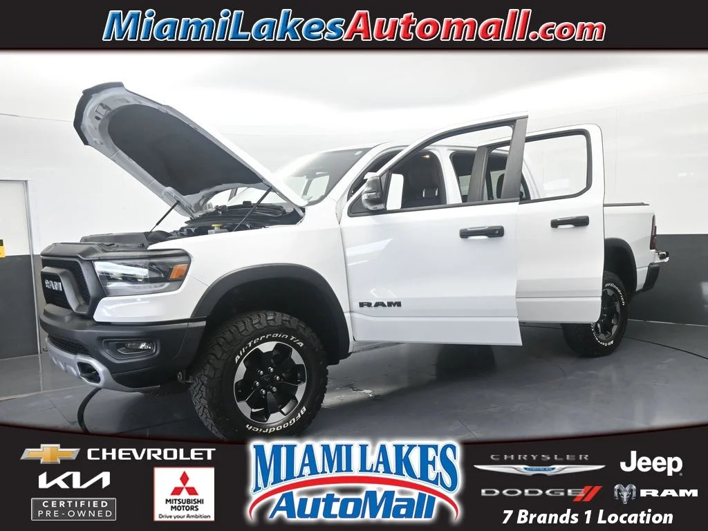 Used 2023 Bright White Clearcoat Ram Rebel image 1