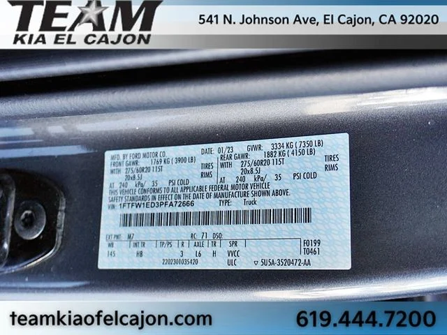 Used 2023 Gray Ford Lariat image 37