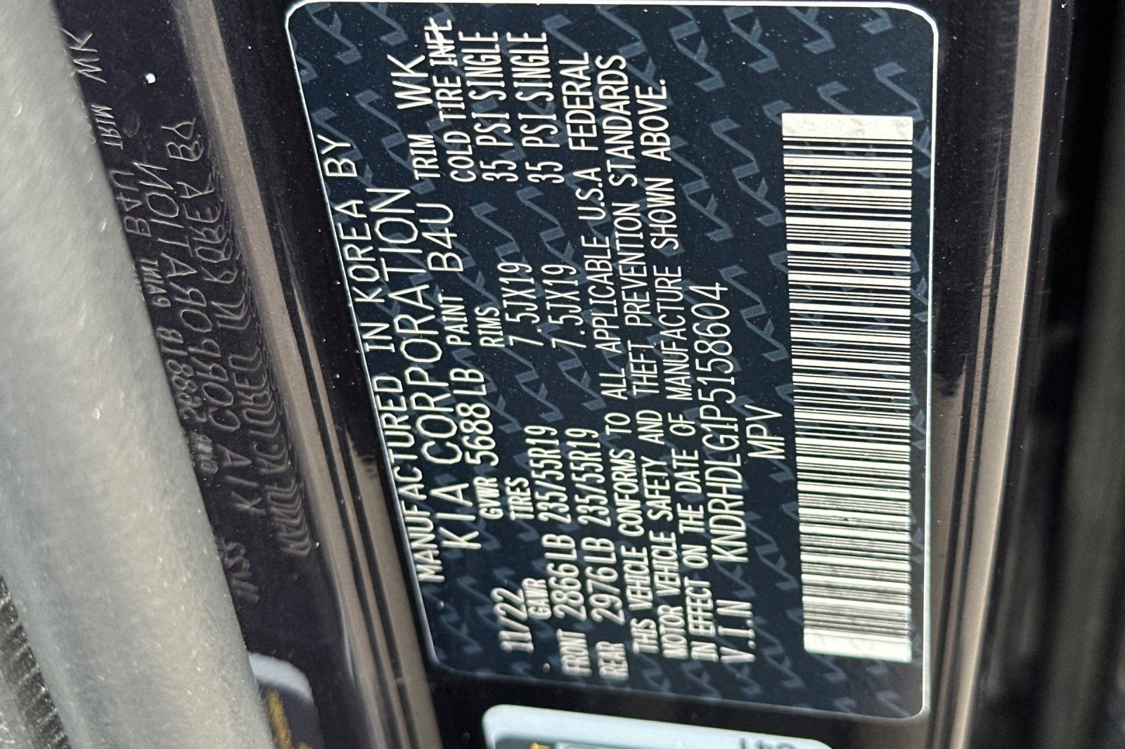 Used 2023 Blue Kia EX image 38
