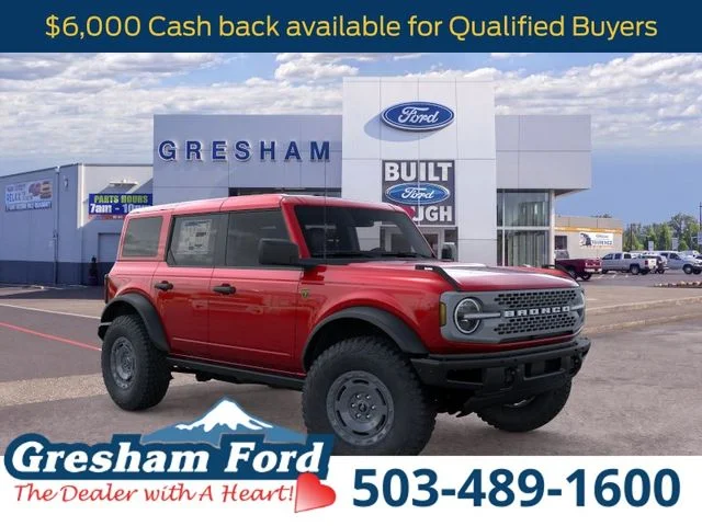 New 2025 Ruby Red Metallic Tinted Clearcoat Ford Badlands image 7