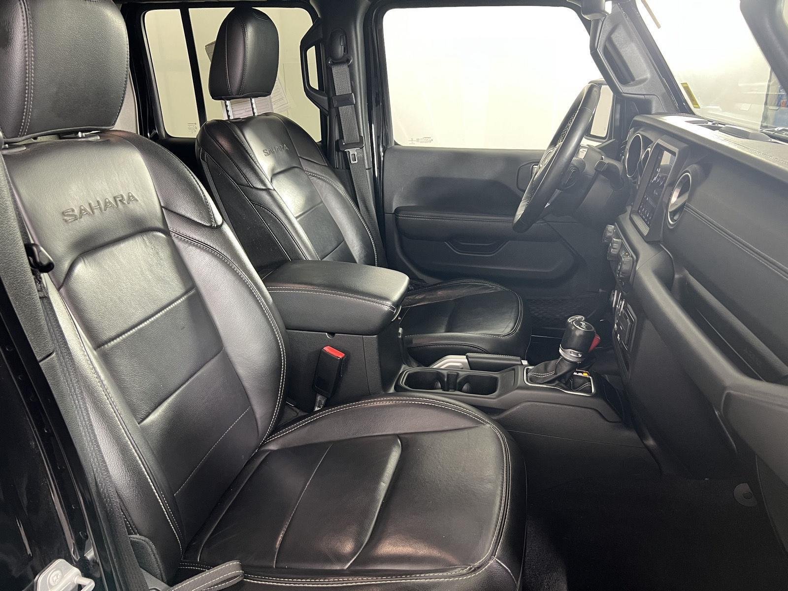 Used 2021 Black Clearcoat Jeep Unlimited Sahara 4xe image 22