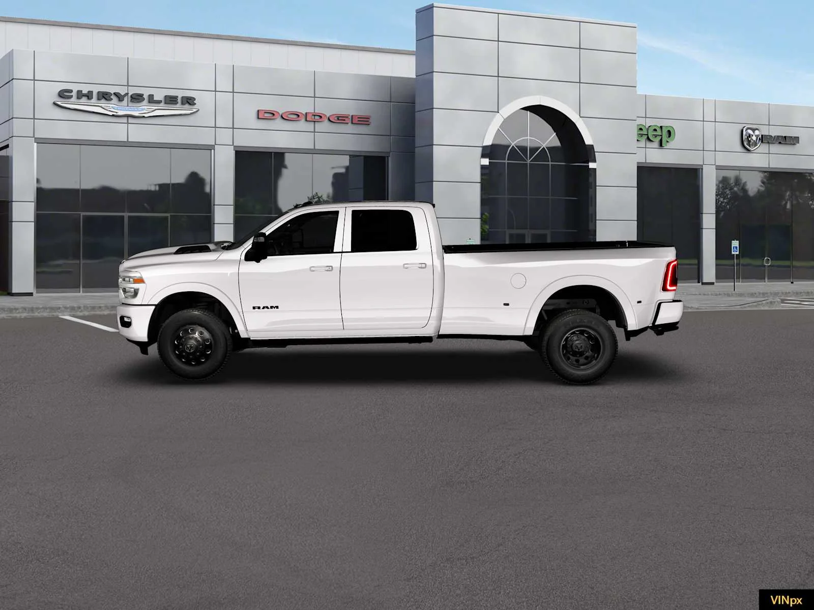 New 2026 Bright White Clear-Coat Exterior Paint RAM Limited image 3