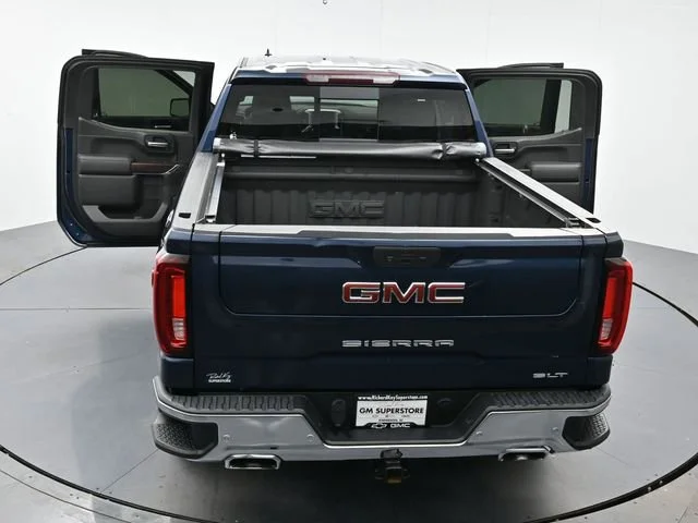 Used 2021 PACIFIC BLUE METALLIC GMC SLT image 40