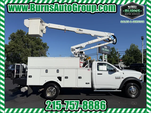 2018 Ram 5500 4x4 Diesel Altec AT40G 45ft Bucket Truck 