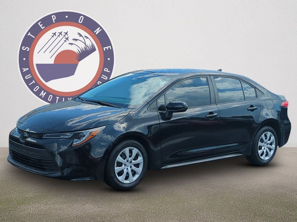 Used 2024 Black Toyota LE image 2