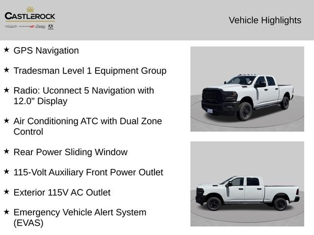 New 2026 Bright White Clearcoat RAM Tradesman image 2