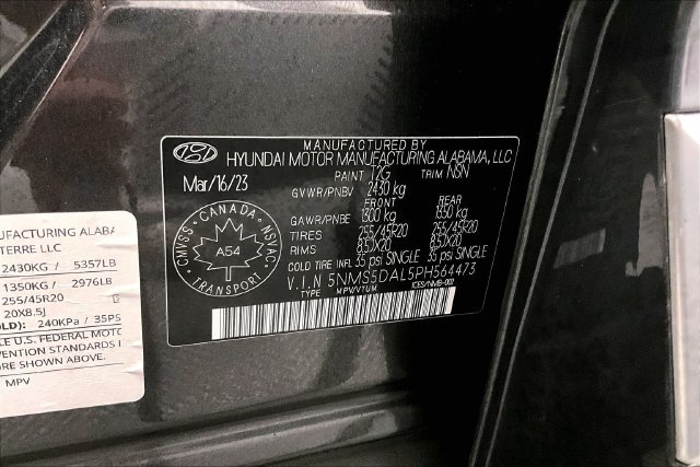 Used 2023 Portofino Gray Hyundai Calligraphy image 40