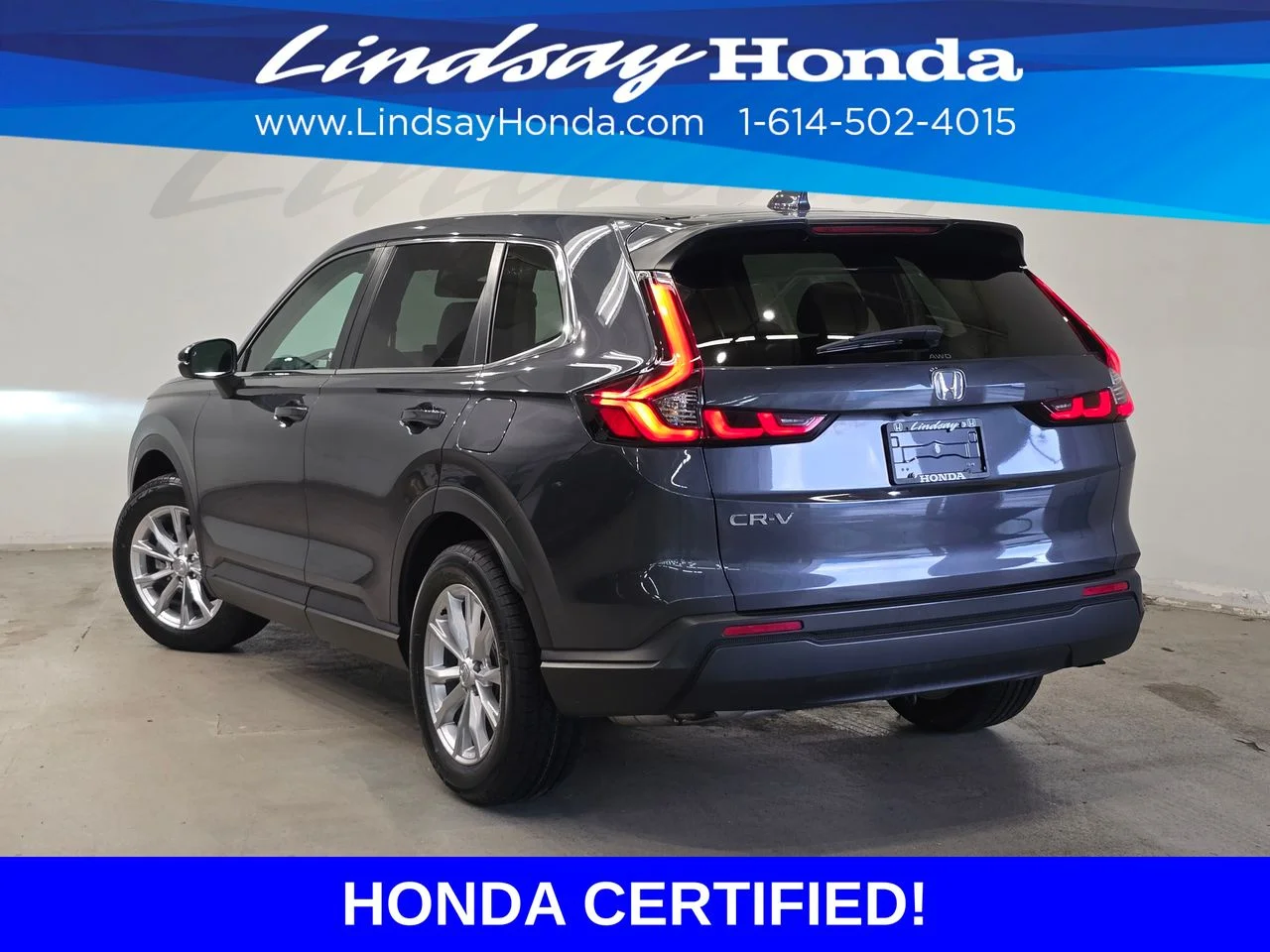 Certified Used 2024 Meteorite Gray Metallic Honda EX image 4