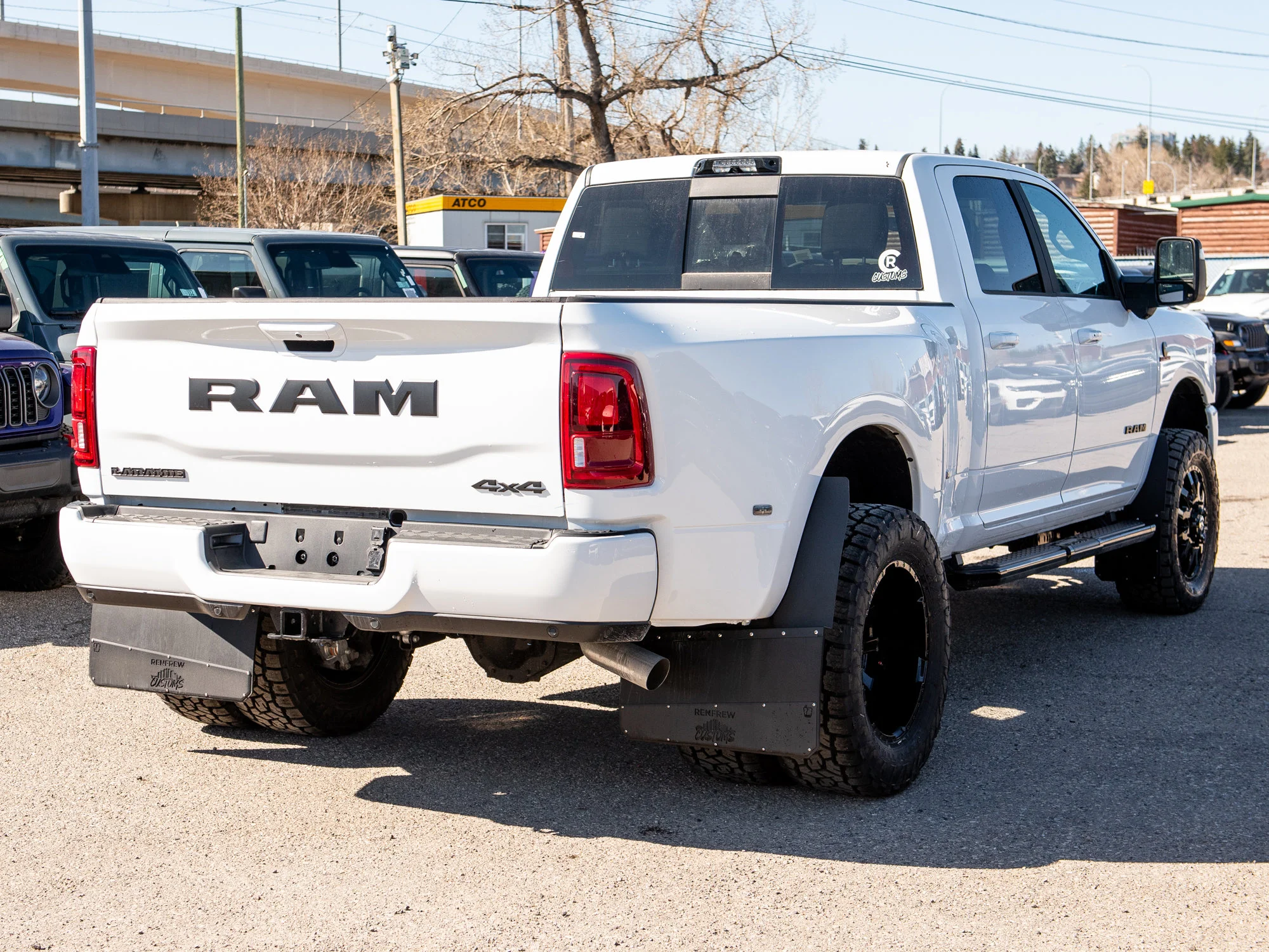 New 2026 White RAM Laramie* Dually, 8
