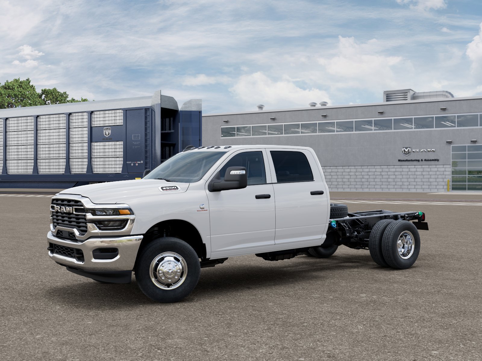 New 2027 Bright White Clear-Coat Paint RAM TRADESMAN image 1