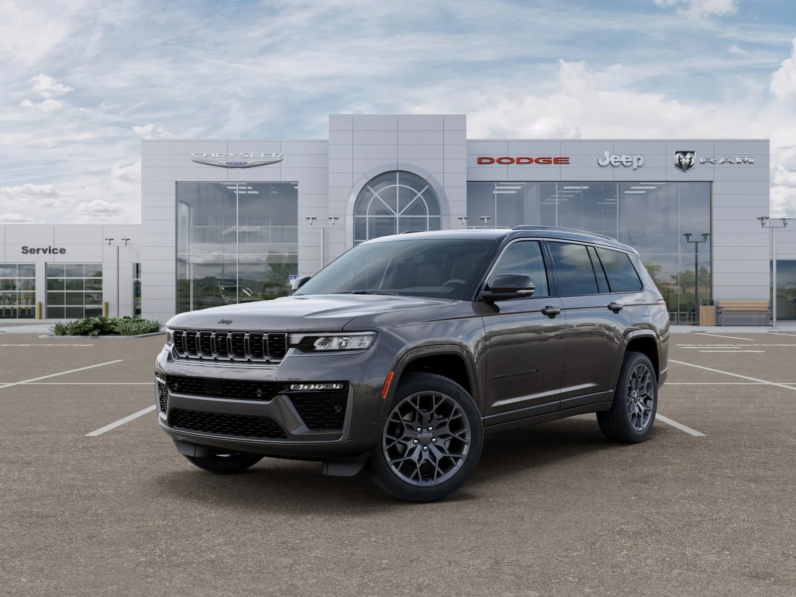 New 2026 Baltic Gray Metallic Clear-Coat Exterior Paint Jeep Summit image 27