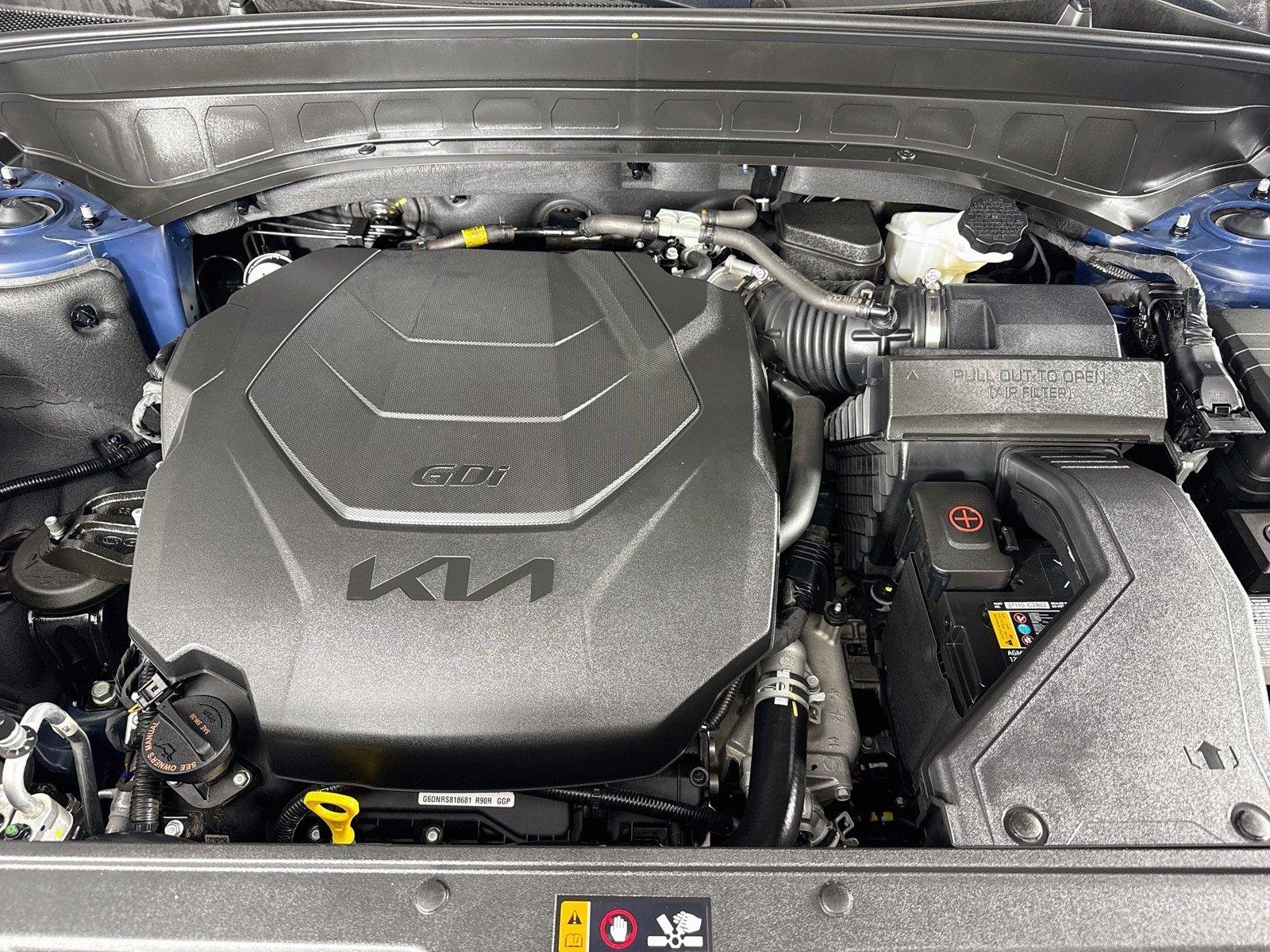 Used 2025 Midnight Lake Blue Kia EX X-Line image 43