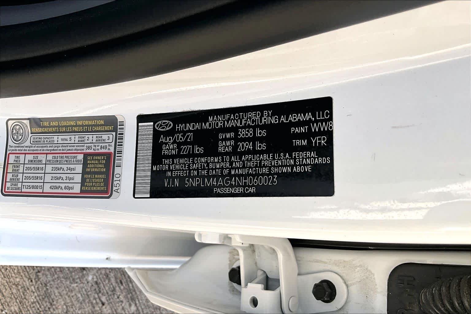 Used 2022 Quartz White Hyundai SEL image 31