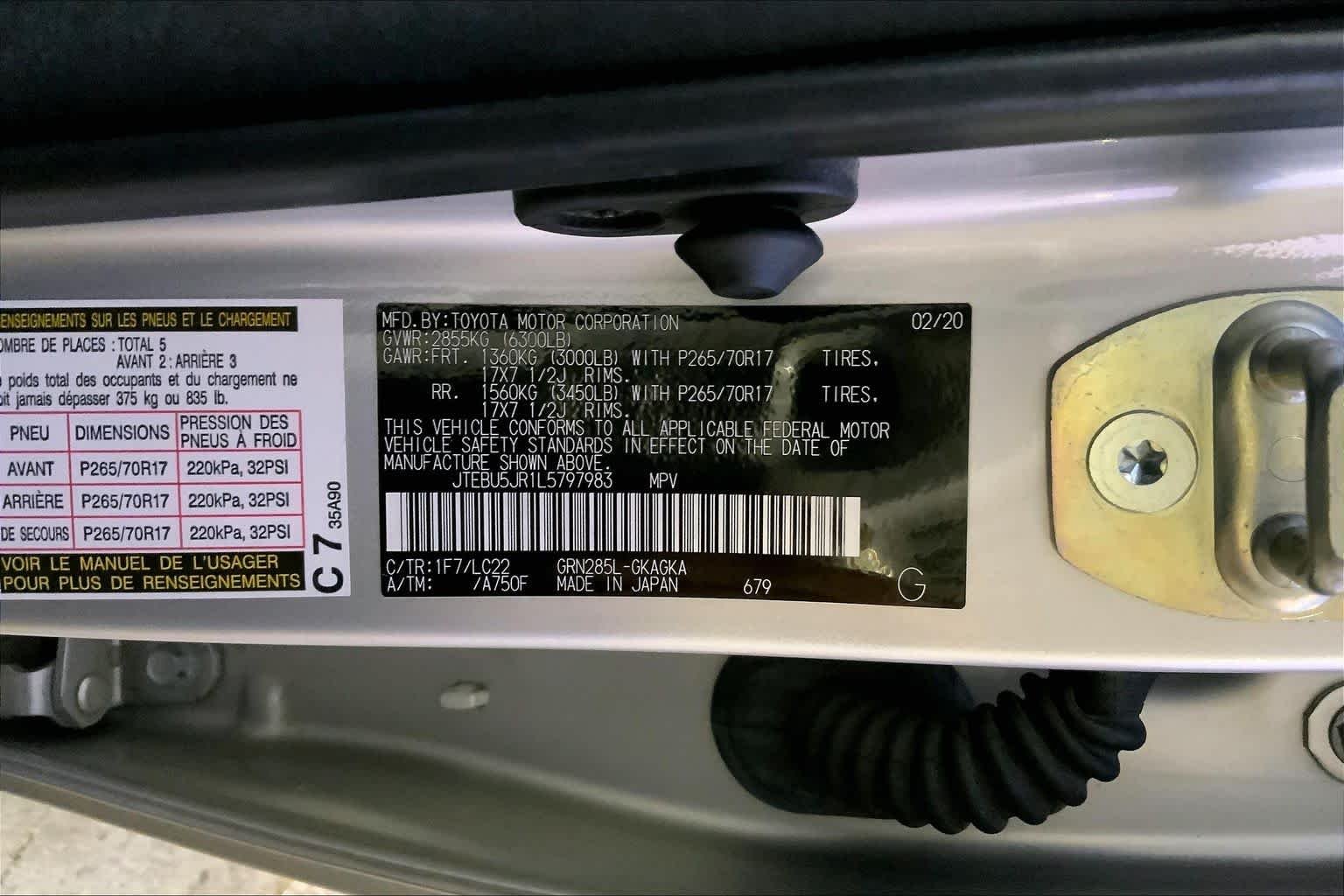 Used 2020 Classic Silver Metallic Toyota TRD Off Road Premium image 31