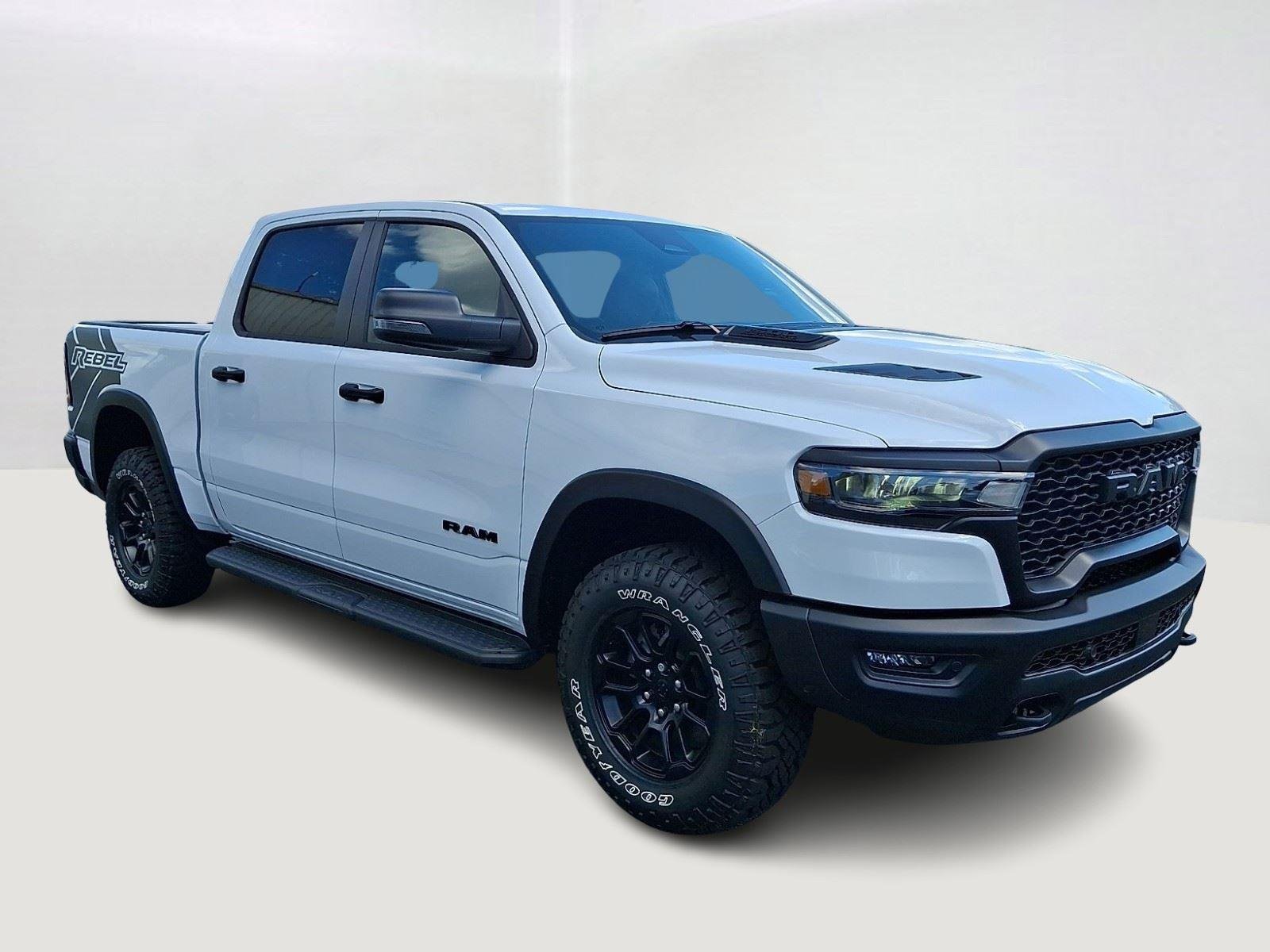 New 2026 Bright White Clear-Coat Exterior Paint RAM Rebel image 2