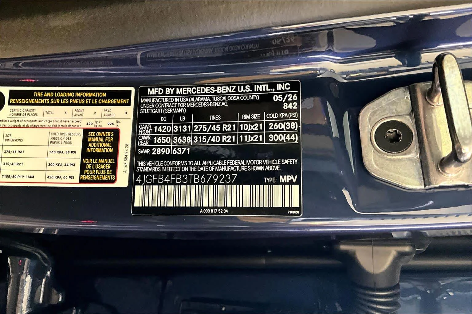 New 2026 Twilight Blue Metallic Mercedes-Benz GLE 350 image 12