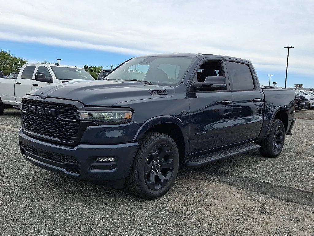 New 2027 Forged Blue Metallic Exterior Paint RAM Big Horn image 4