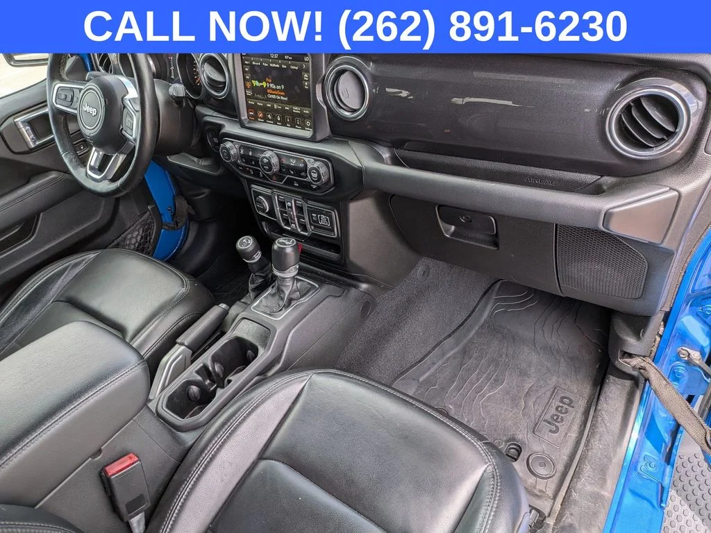 Used 2021 Blue Jeep Unlimited Sahara Altitude image 28