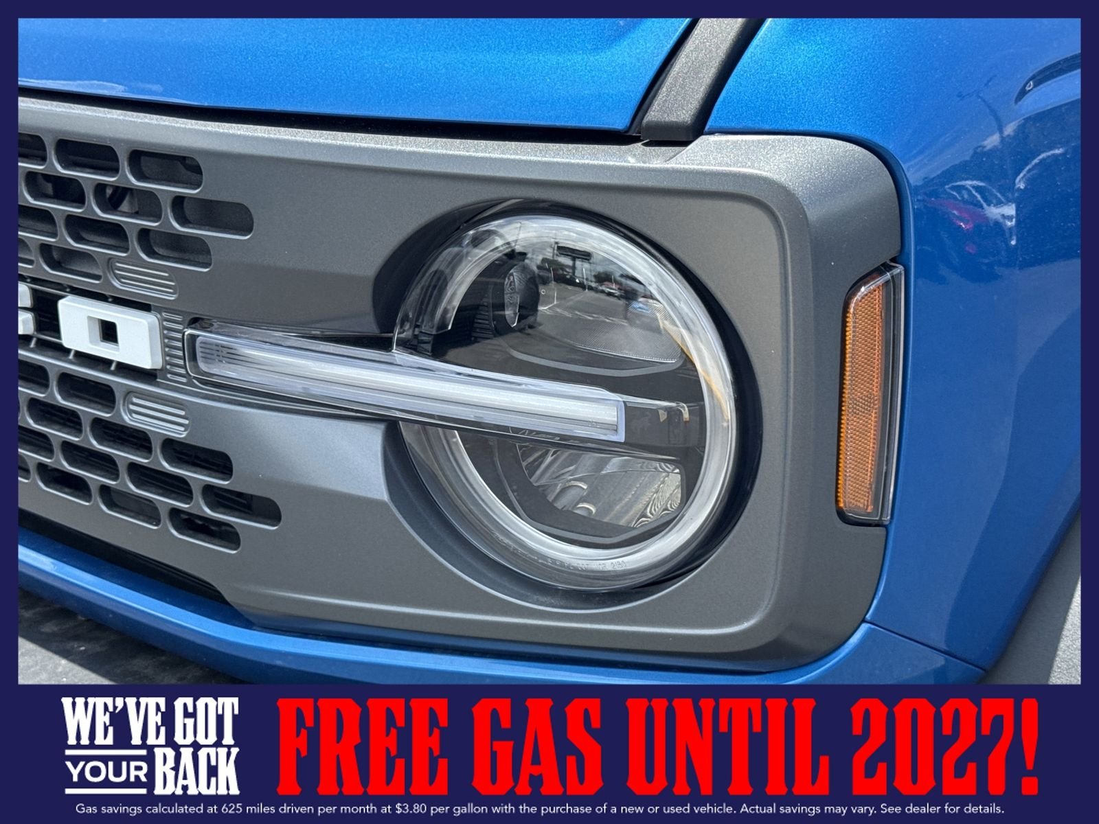 New 2026 Velocity Blue Metallic Ford Badlands image 8