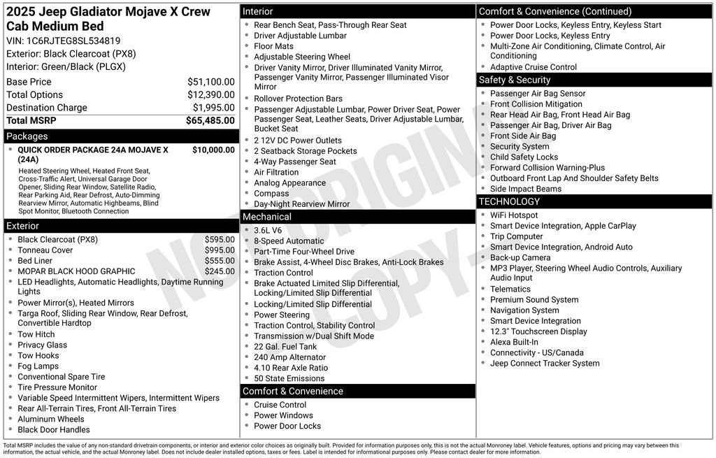 Used 2025 Black Jeep Mojave image 31