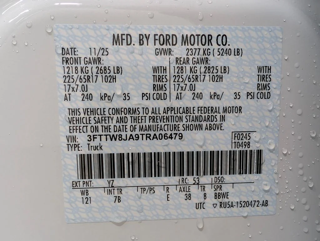 New 2026 Oxford White Ford XLT image 9