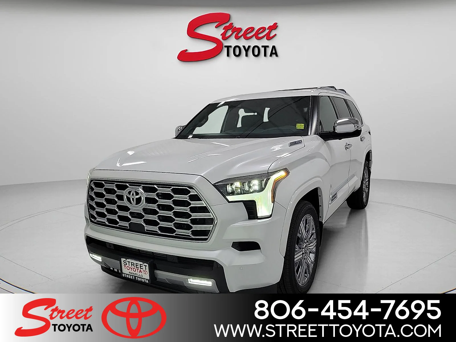 New 2026 Wind Chill Pearl Toyota Capstone image 1