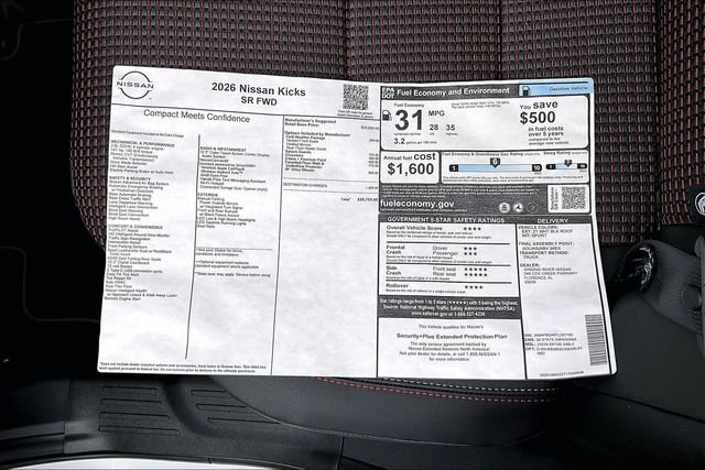 New 2026 Nissan Kicks SR