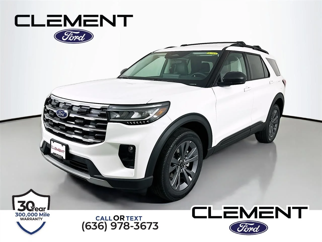 New 2026 Star White Metallic Tri-Coat Ford Active image 1