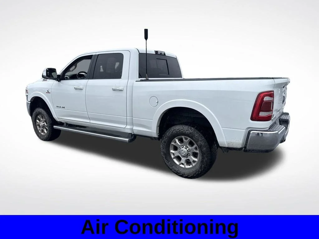 Used 2020 Bright White Clearcoat Ram Laramie image 3