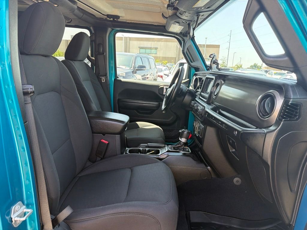 Used 2020 Teal Jeep Unlimited Sport S image 18
