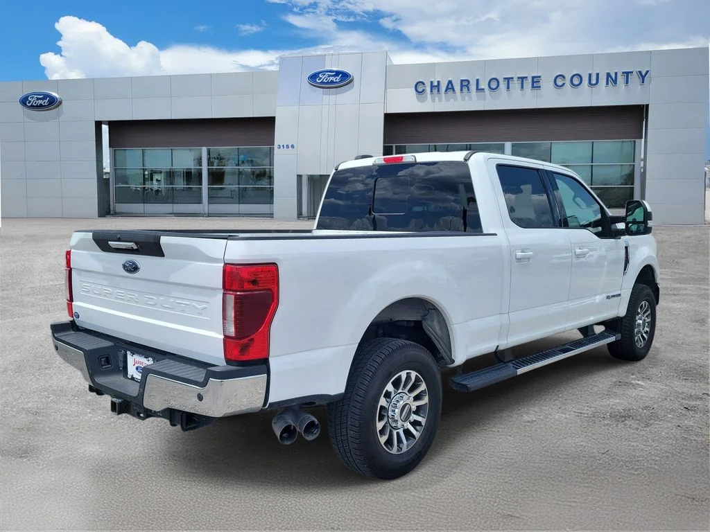 Used 2021 White Ford Lariat image 4