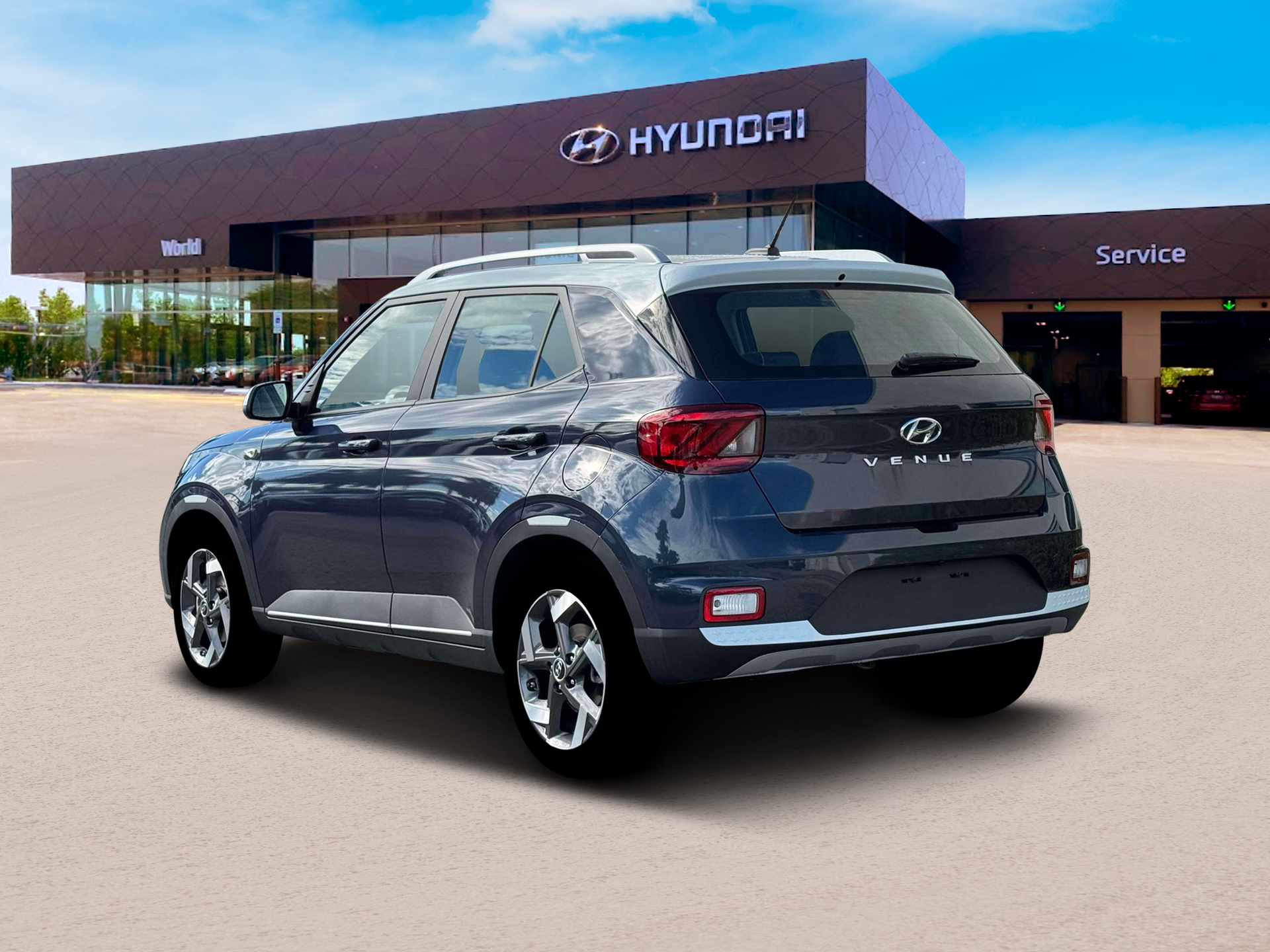 New 2026 Denim w/White Roof Hyundai SEL w/Two-Tone Roof image 5