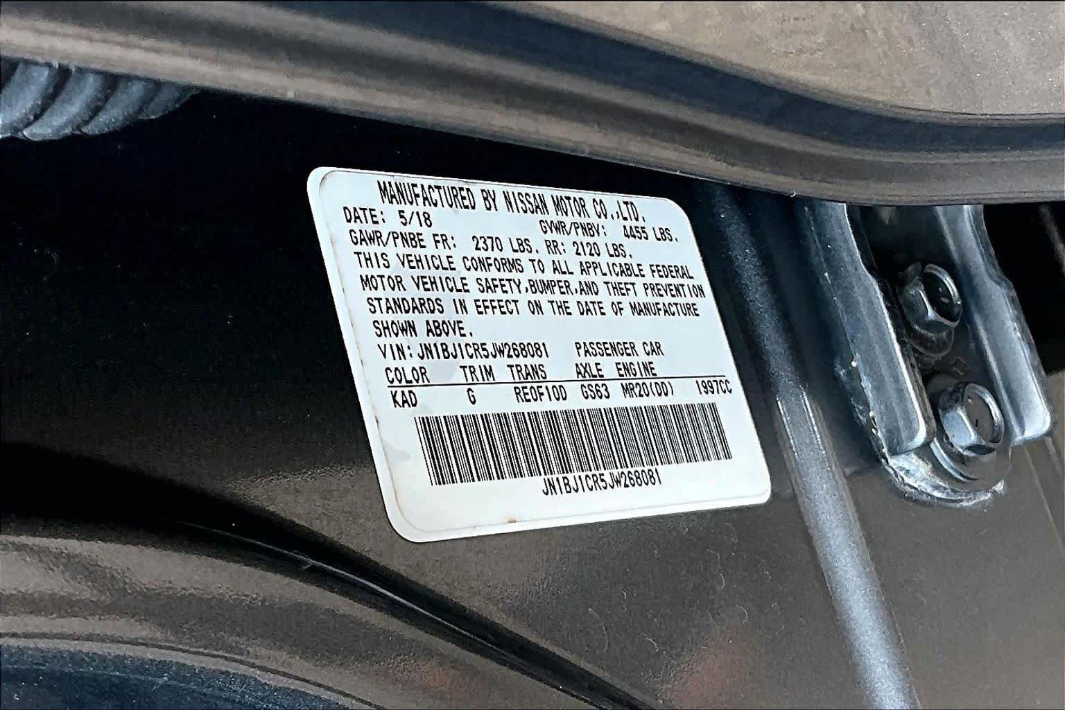 Used 2018 Gun Metallic Nissan S image 34
