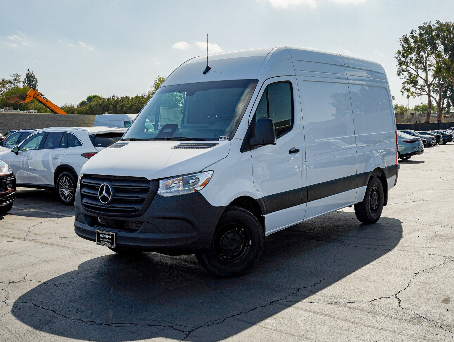 New 2025 Arctic White Mercedes-Benz 2500 Standard Roof I4 Diesel HO 144 RWD image 1