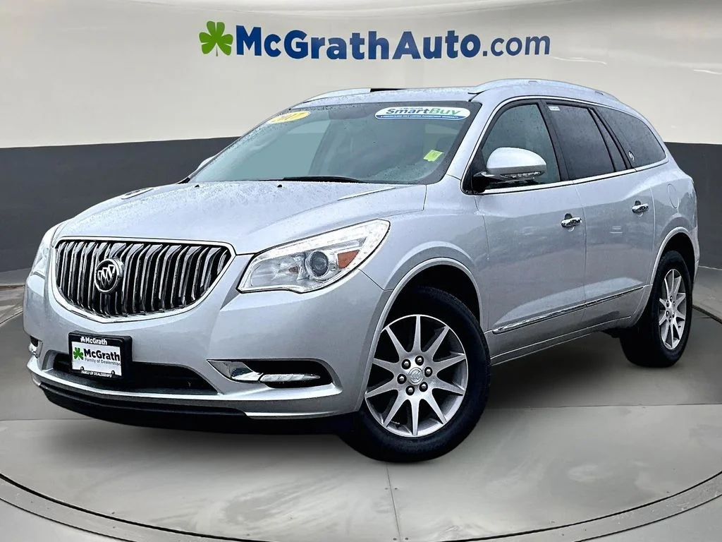 Used 2017 Silver Buick Leather Group image 3