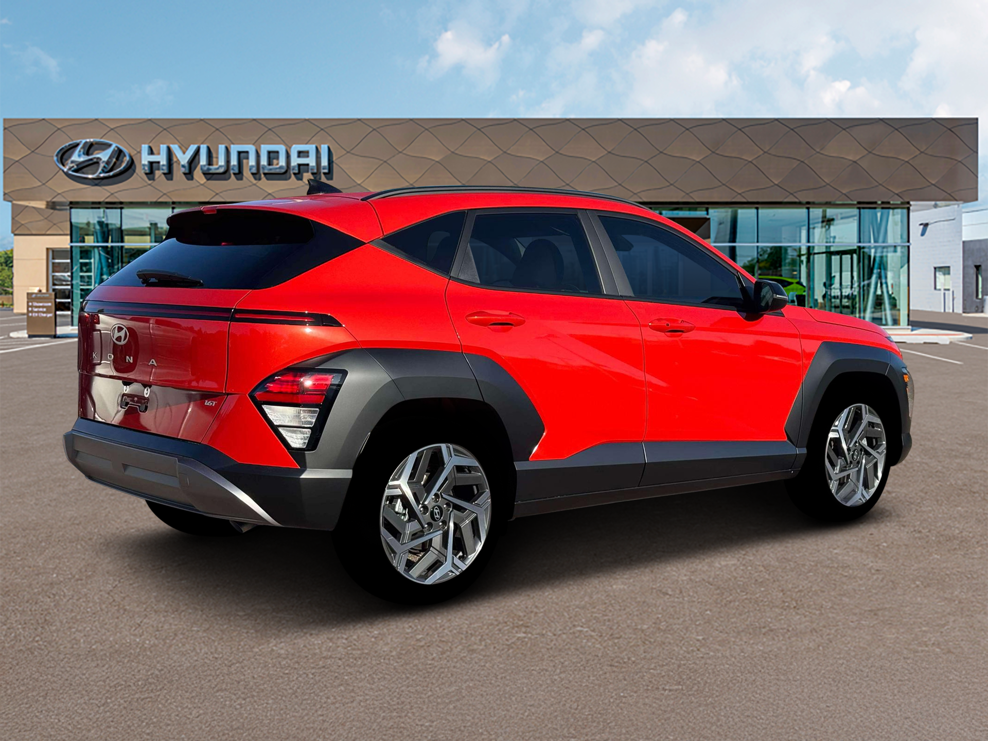 New 2026 Orange Hyundai SEL Premium FWD image 8