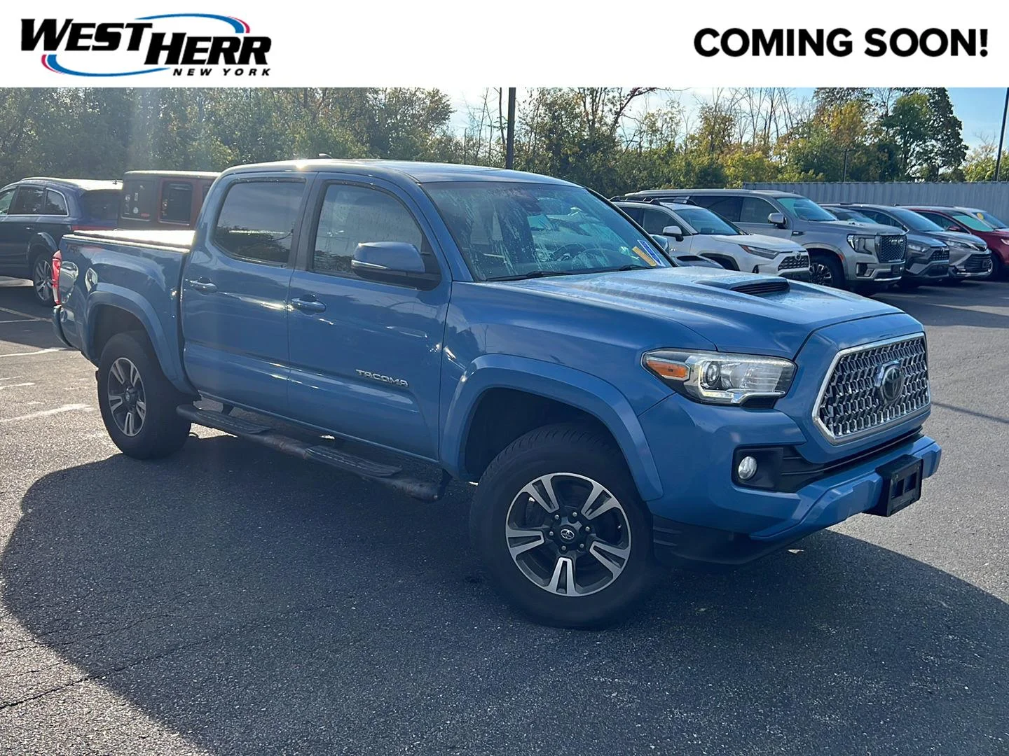 Used 2019 Cavalry Blue Toyota TRD Sport image 1