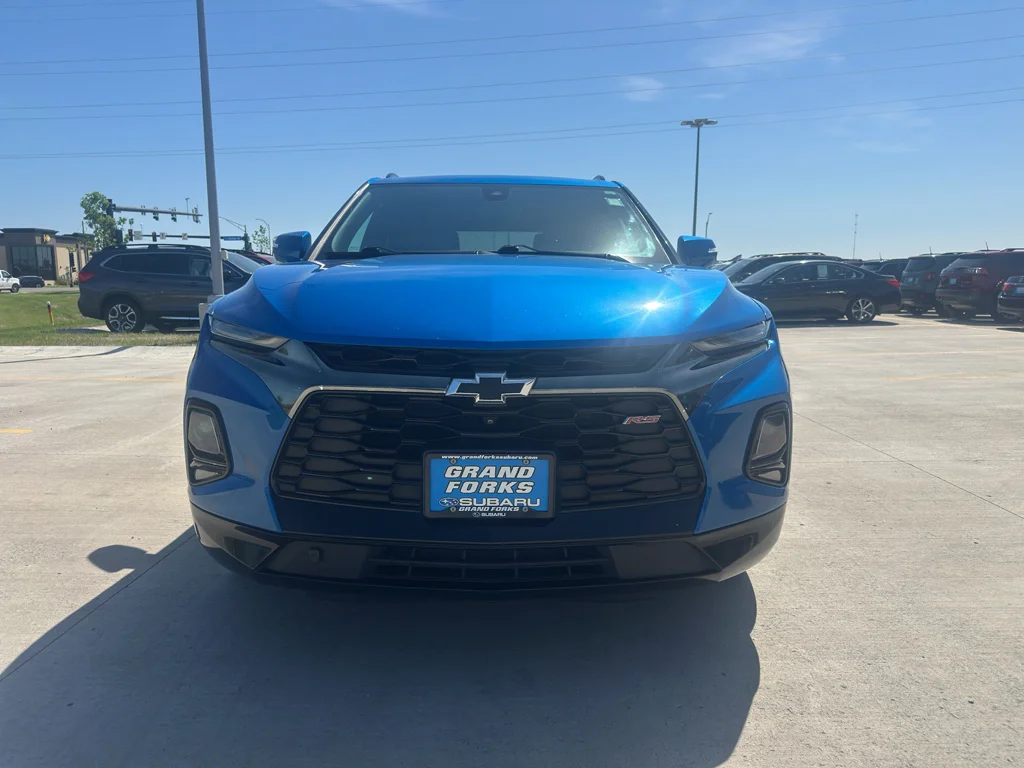 Used 2021 Bright Blue Metallic Chevrolet RS image 3