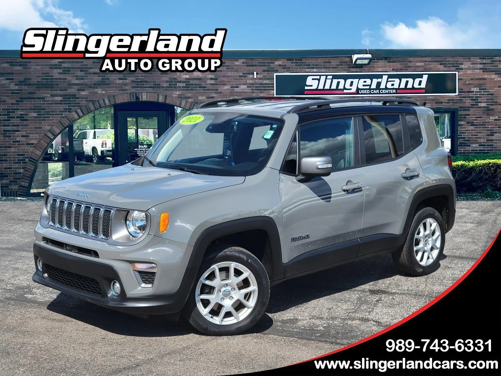 Used 2021 Sting-Gray Clearcoat Jeep Limited image 1